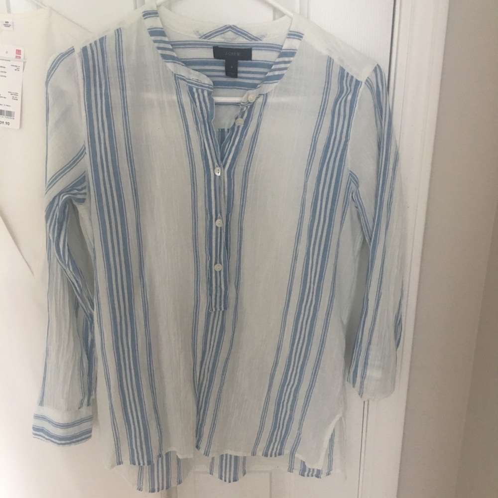 J crew stripe shirt size 2